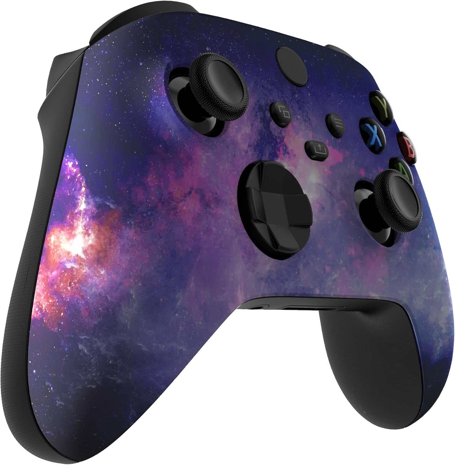 Nebula Galaxy Soft Touch Front Housing Shell for Xbox Series X/S Controller, Custom Cover Faceplate for Xbox Series X/S, for Xbox Core Controller - Controller NOT Included