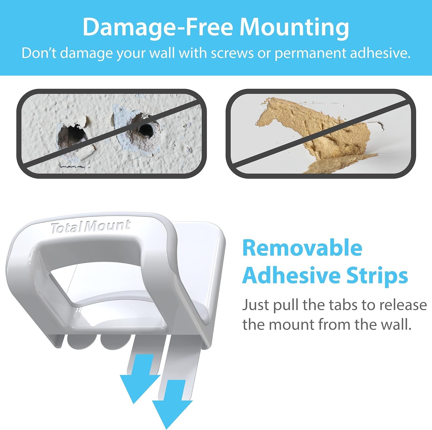 Headphone Hanger Removable Adhesive