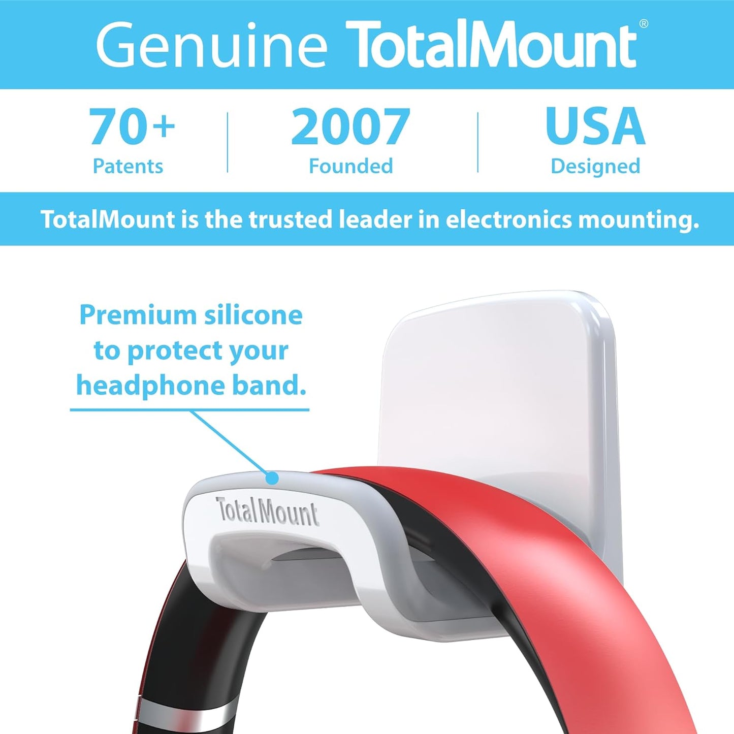 Headphone Hanger Removable Adhesive